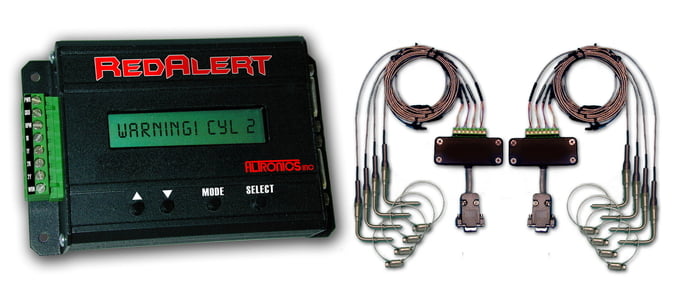 RedAlert EGT 8 Cylinder Kit with Downloading Kit (Clamp-On)