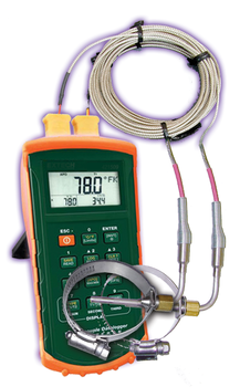 Dual Meter w/Bayonet Clamp (1 K-type probe included)